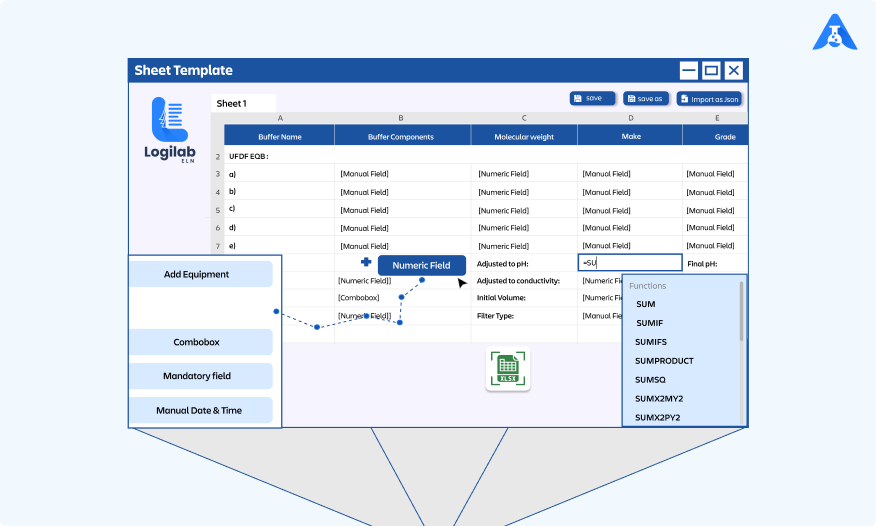 Streamlining Scientific Excellence: Unveiling the Power of Logilab ELN’s Sheet Templates 